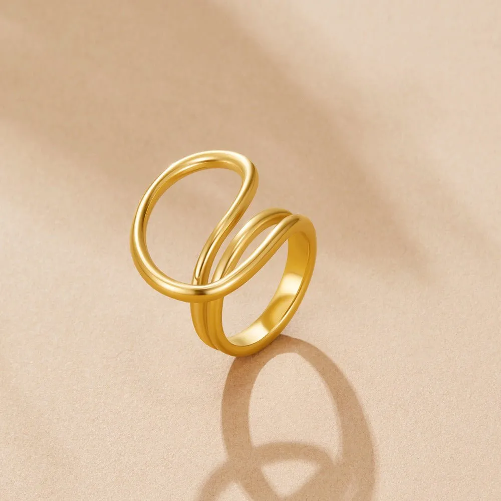 Twisted Wave Ring