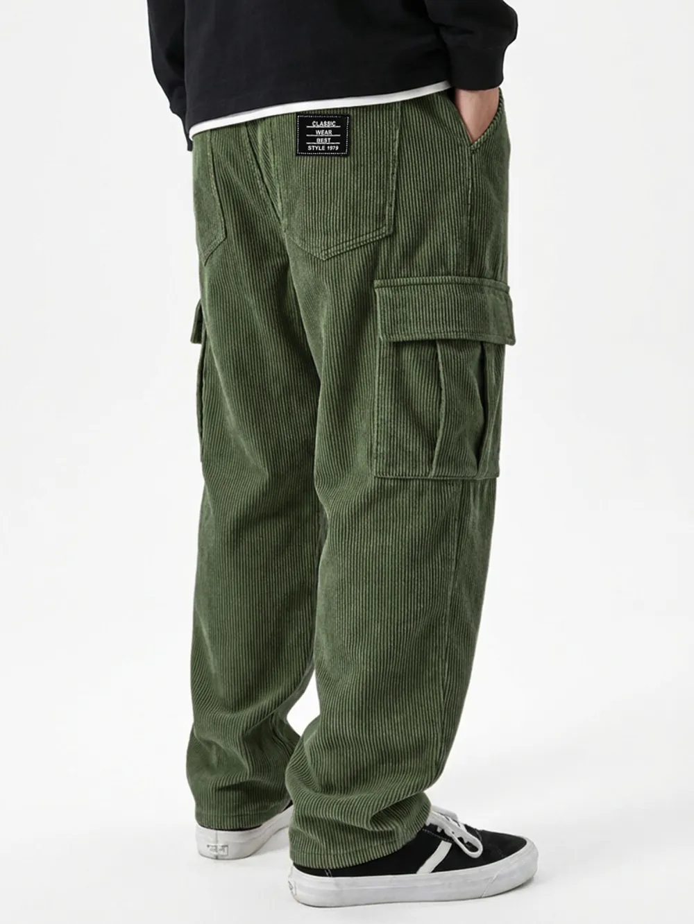 Soft Touch Corduroy Utility Pocket Pants