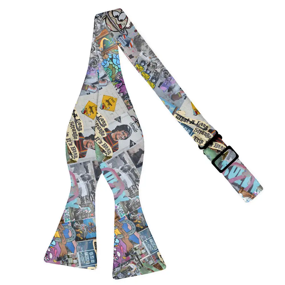 Cap Hill Street Art Pattern Bow Tie
