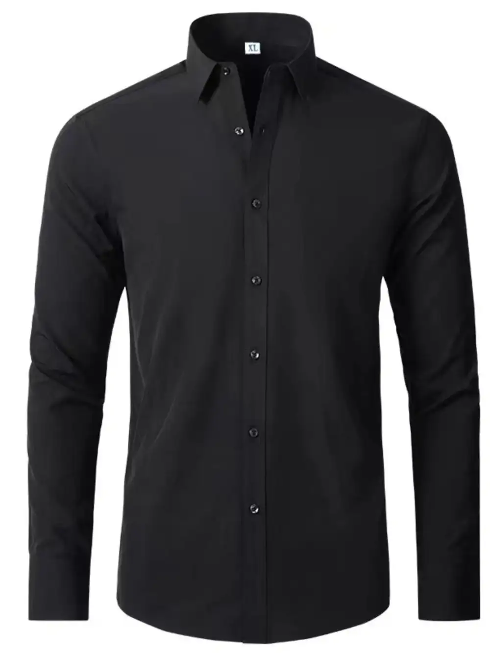 Classic Distinctive Long-Sleeve Button-Up Shirt
