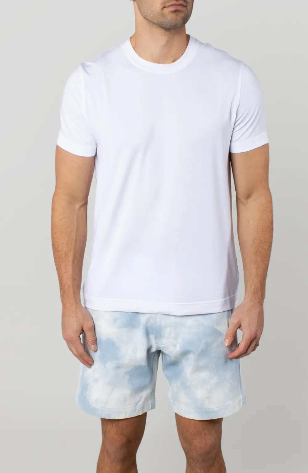 Men's Cotton Twill Shell Button Shorts