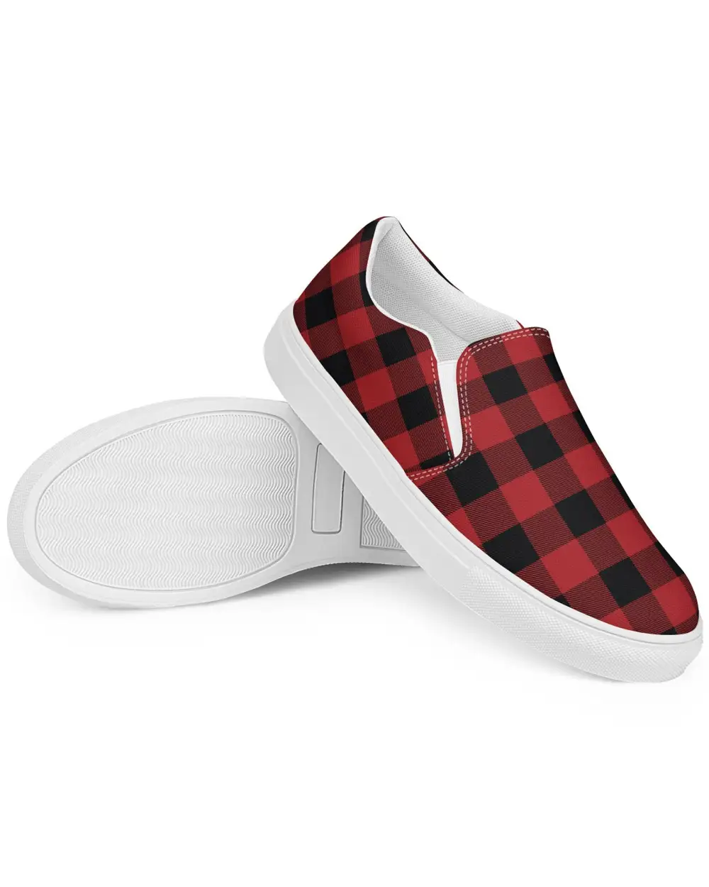 Classic Buffalo Check Slip On Shoes