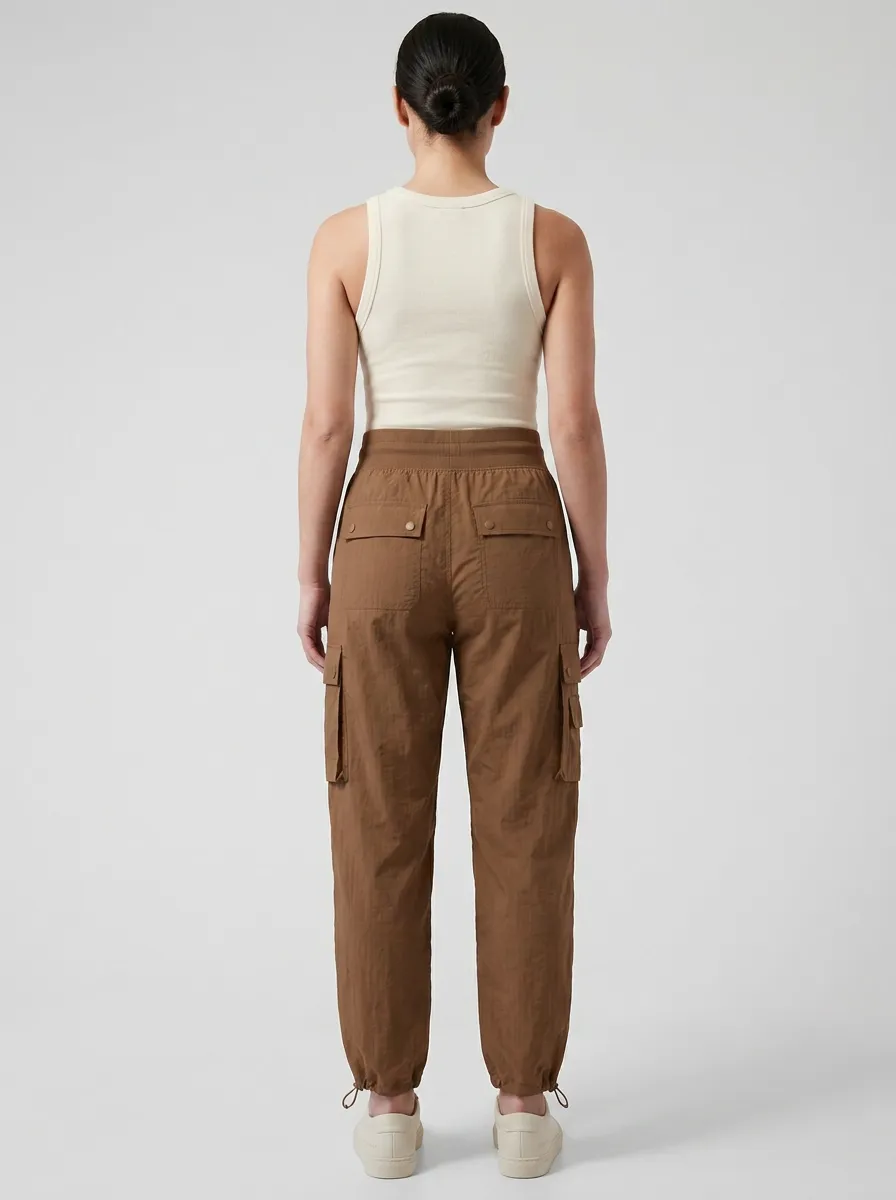 Relaxed Drawstring Casual Breathable Cargo Pants