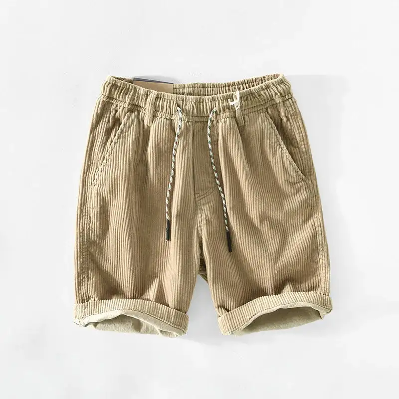 Men's Corduroy Relaxed Fit Pocket Shorts