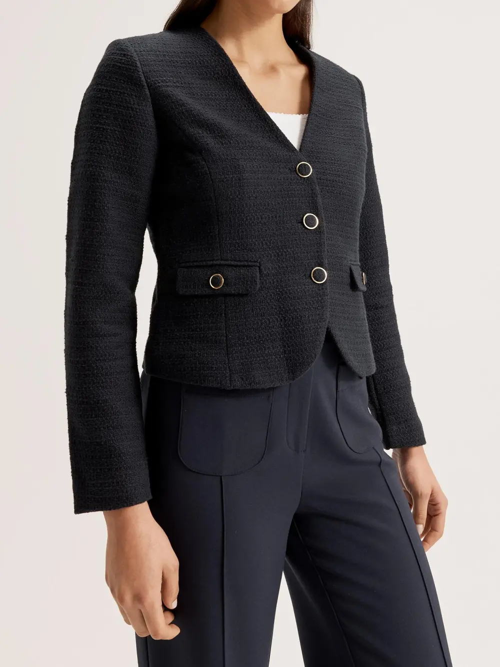 Ivy Tweed Fabric Jacket