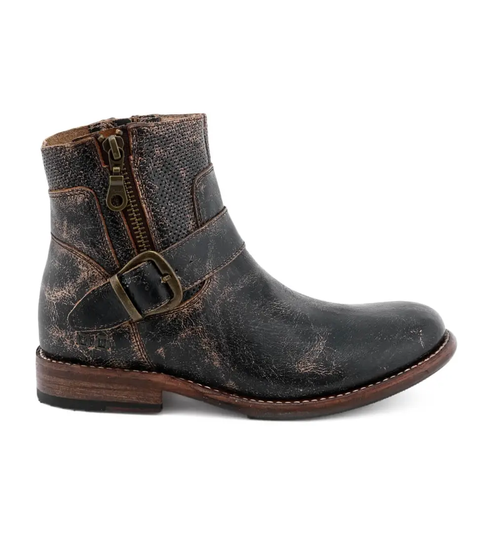 Buckled Perforated Everyday Boots