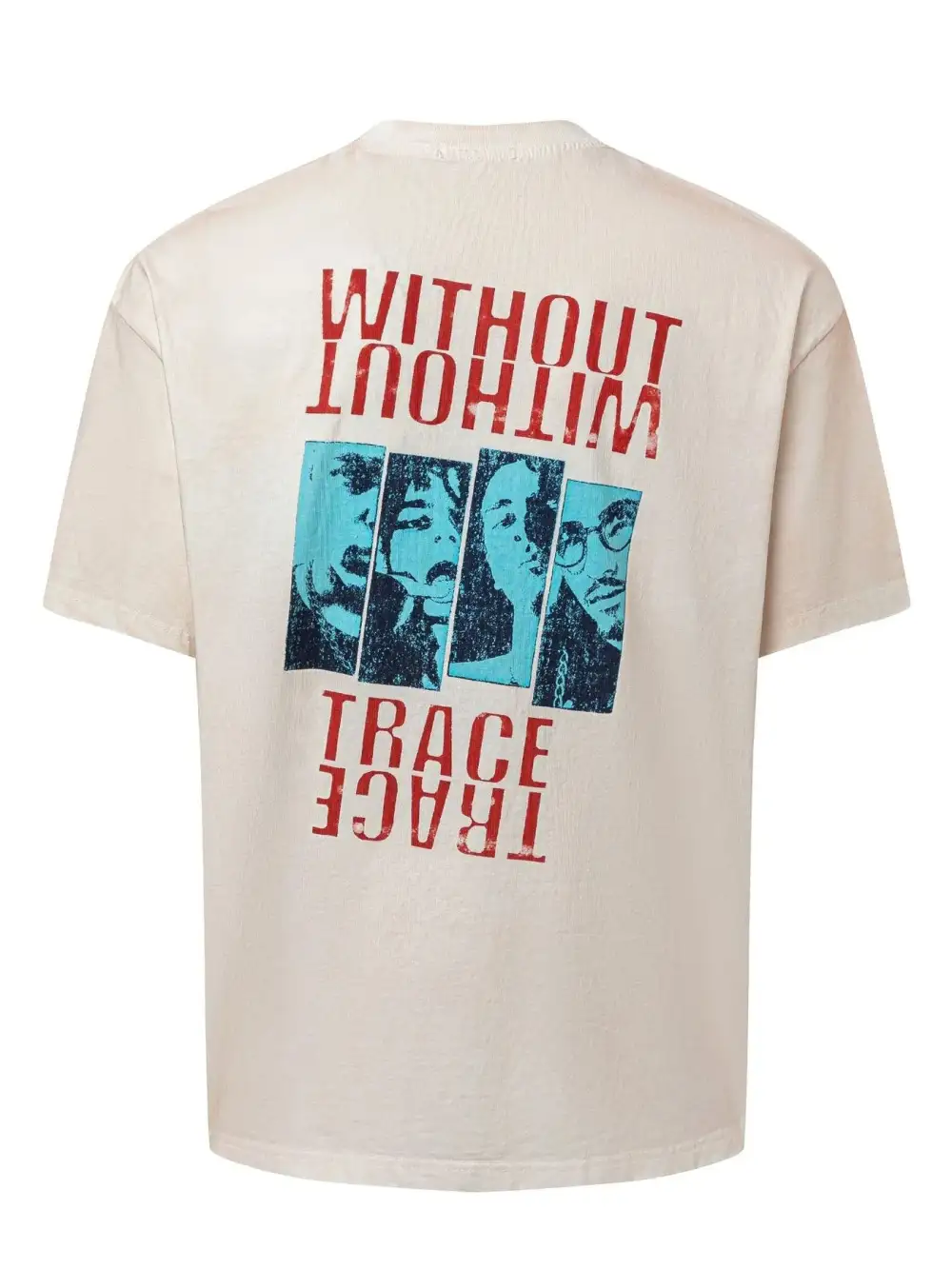 Clean Graphic Short Sleeve Oversized Crew Neck Tee