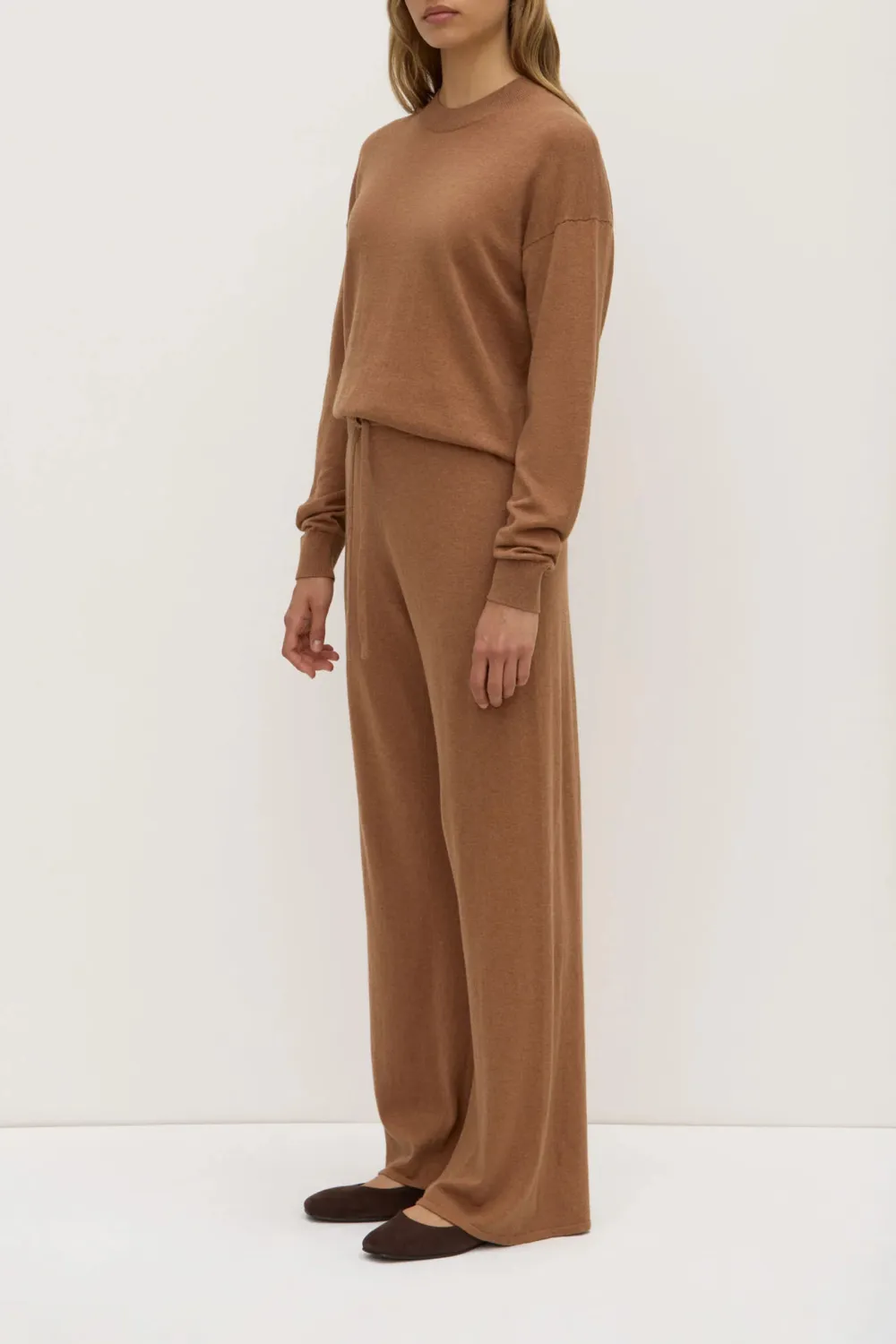 Wrap Up Elastic Waistband Pants