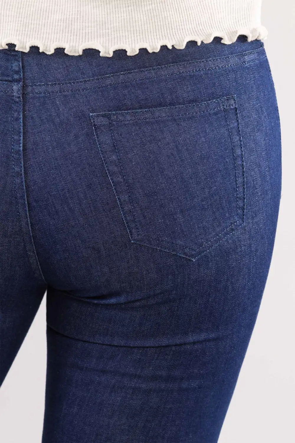 Women's Slim High Waist Mid Rise Jeans
