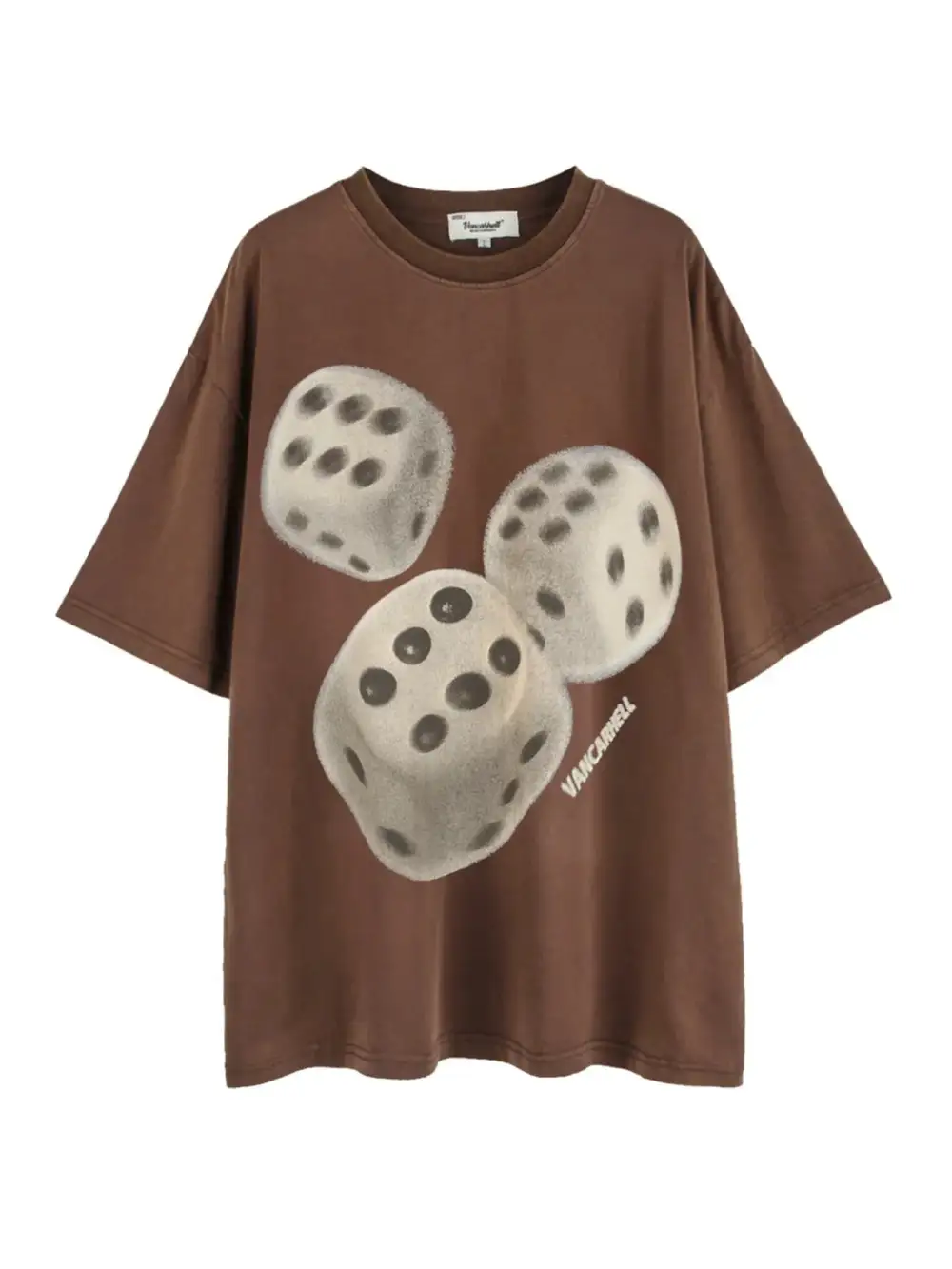 Easy Fit Graphic Crew Neck Oversized Tee