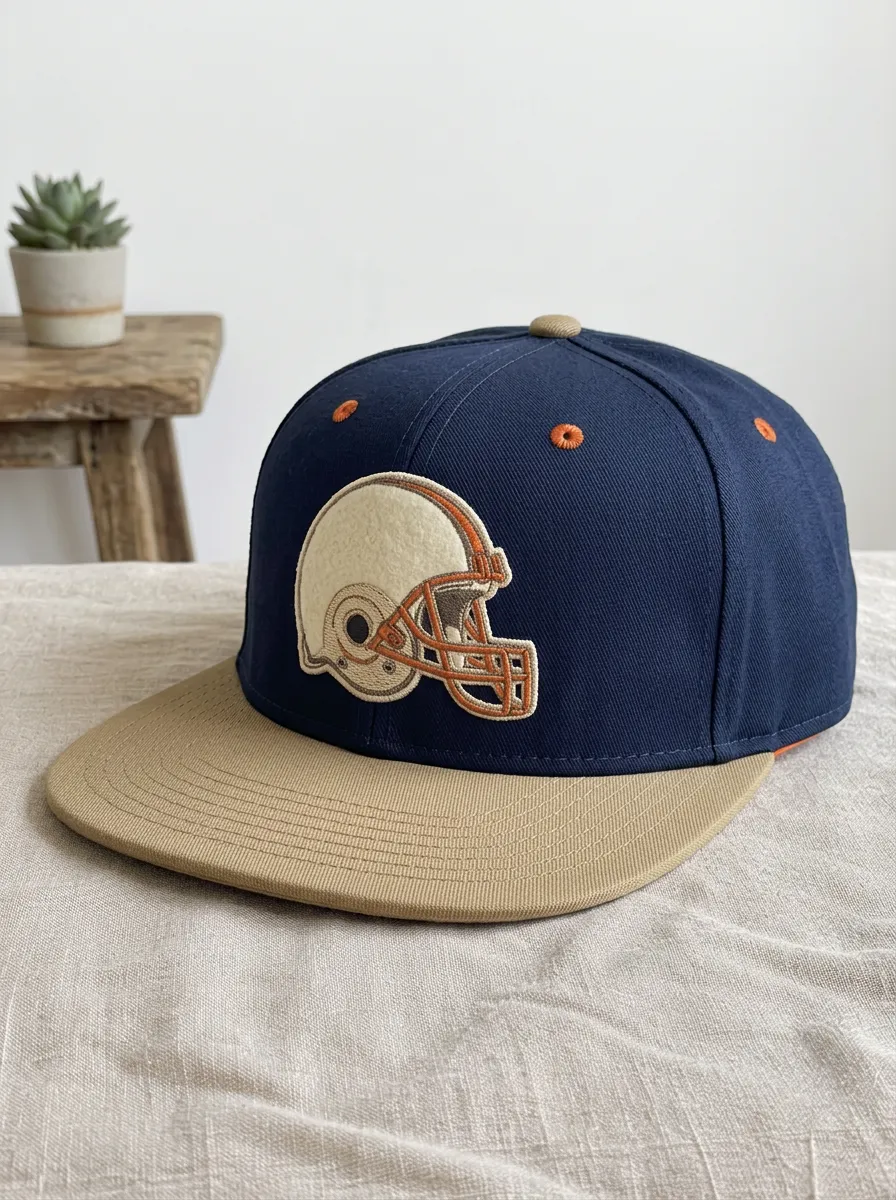 Men's Gridiron Football Fan Vintage Helmet Embroidered Snapback Cap
