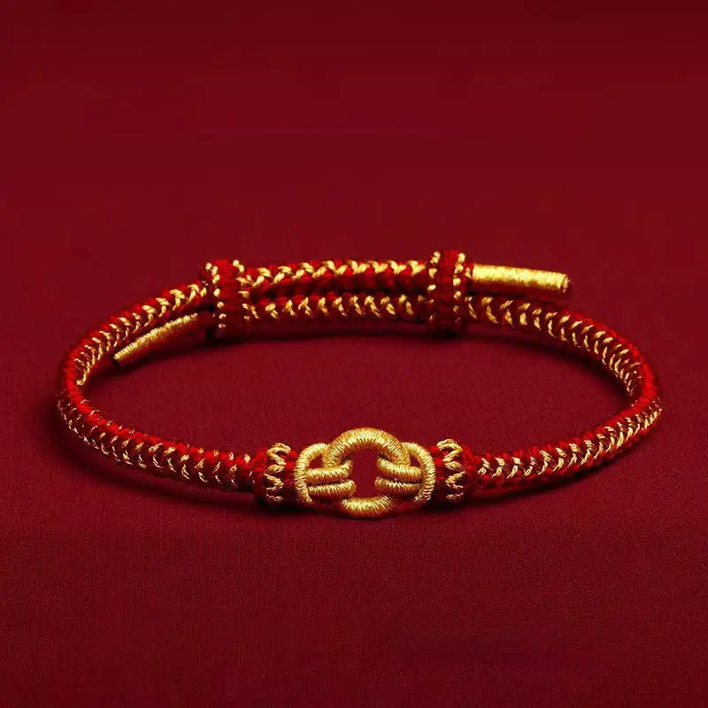 String Zodiac Braided Knot Bracelet