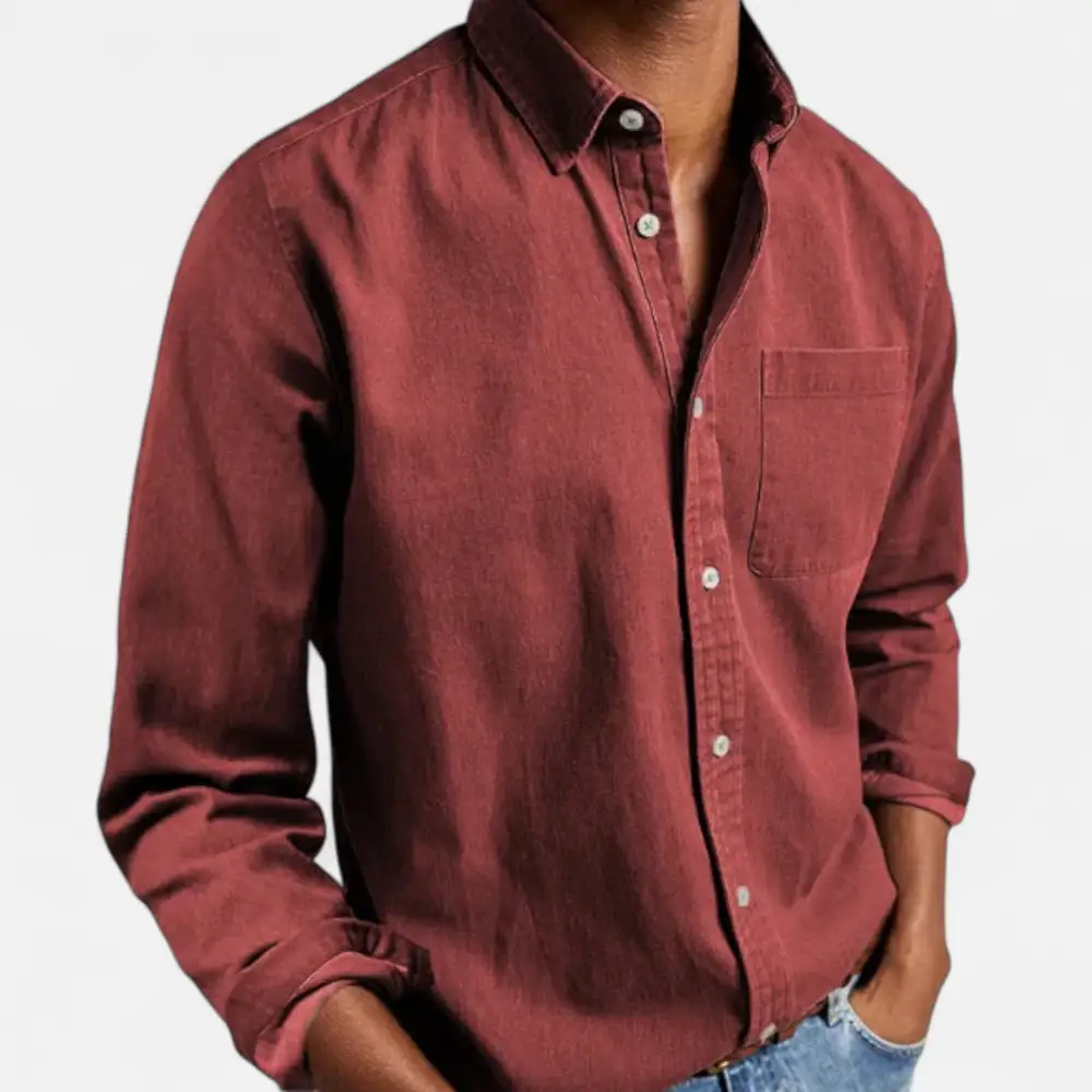 Cotton Denim Casual Shirt