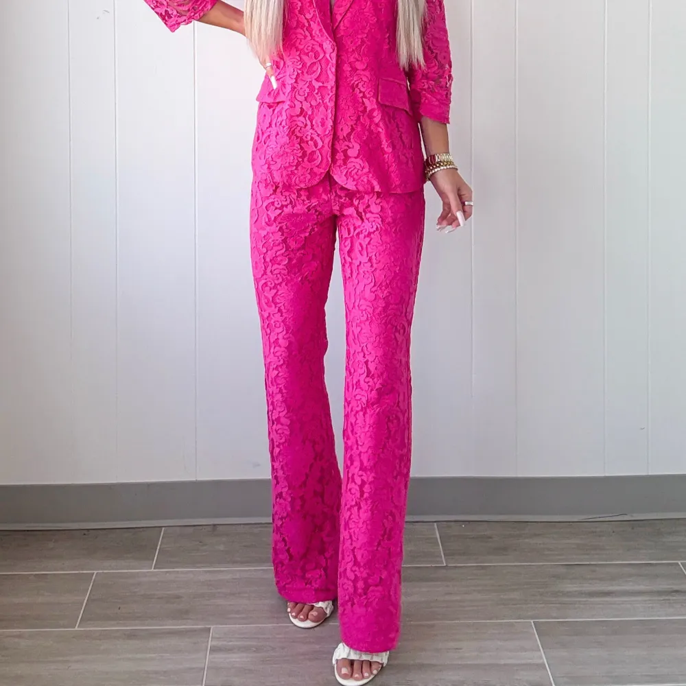 Flared Lace Pants