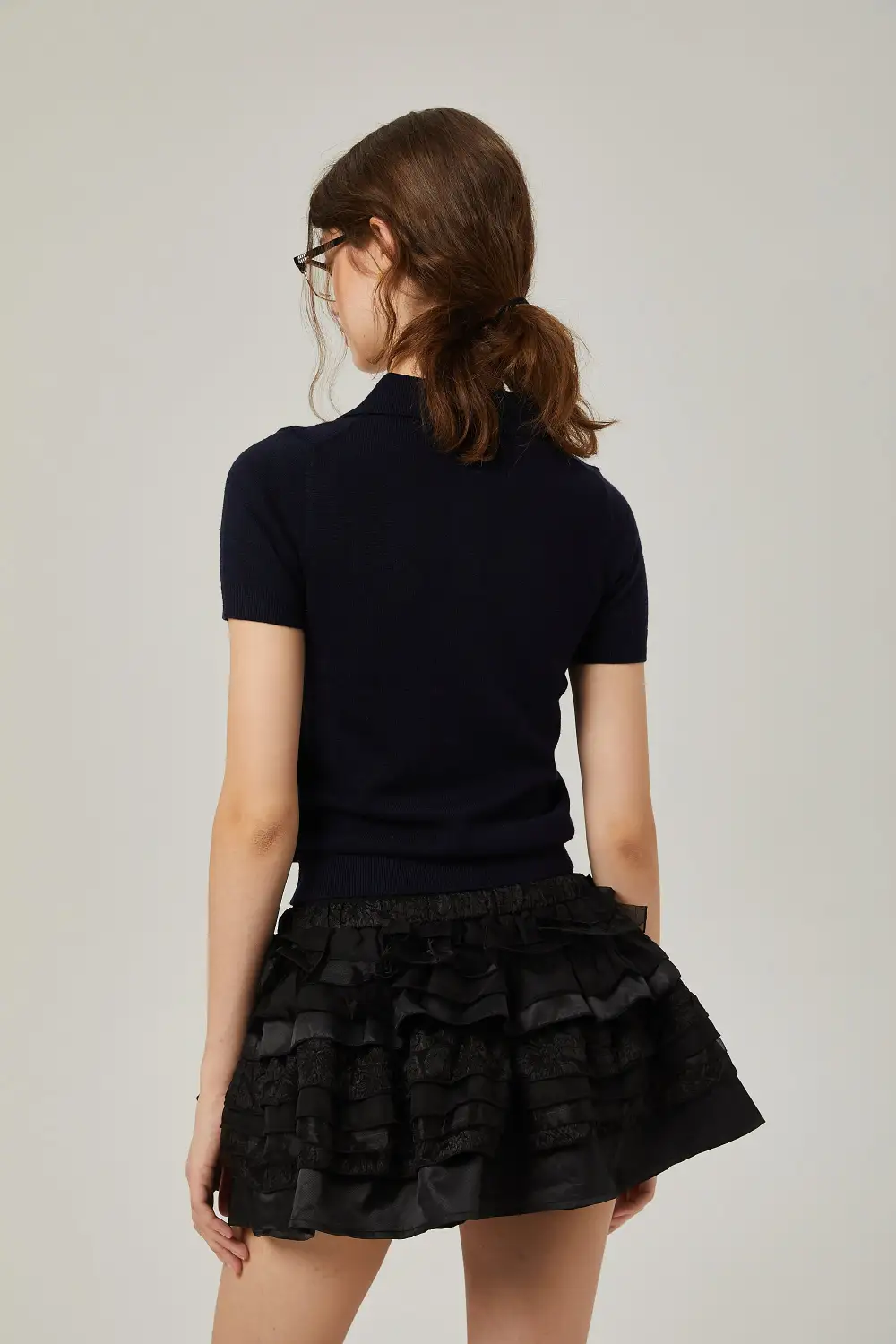 Tiered A Line Skirt