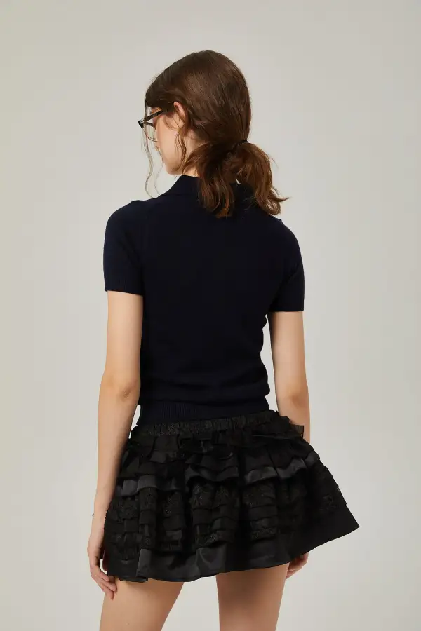 Tiered A Line Skirt
