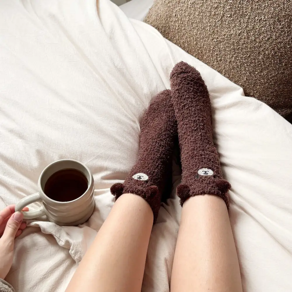Soft Teddy Bear Socks Pack
