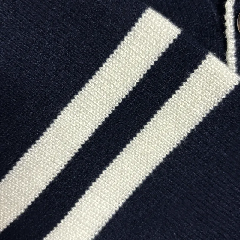 Textured Buttoned Sweater