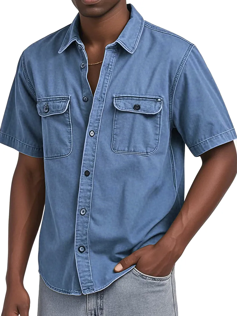 Short Sleeve Double Pocket Shirt