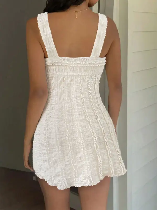 Textured Mini Dress