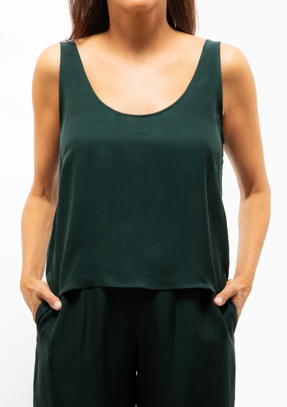 Scoop Neck Knit Tank
