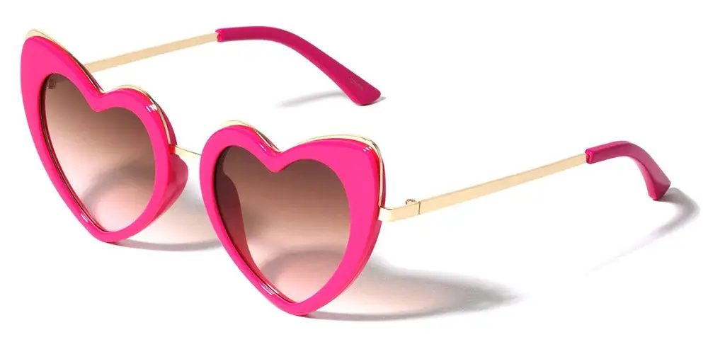 Women's Heart-Shaped Sunglasses