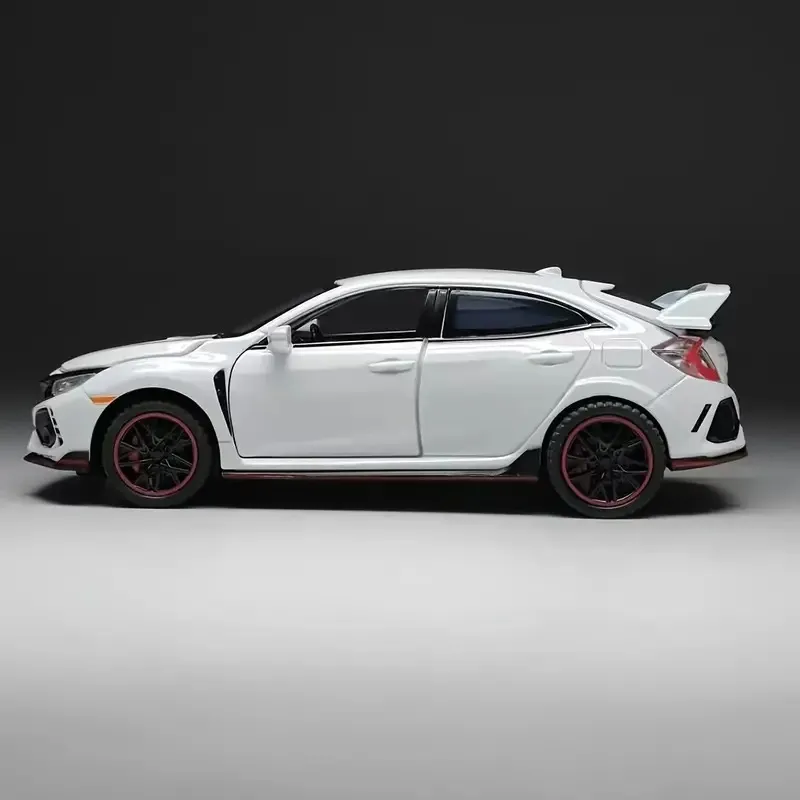 Simulation Fun White Toy Car