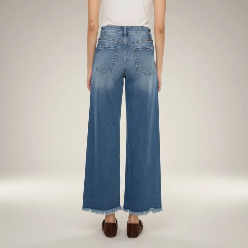 Medium Wash Denim Shorts