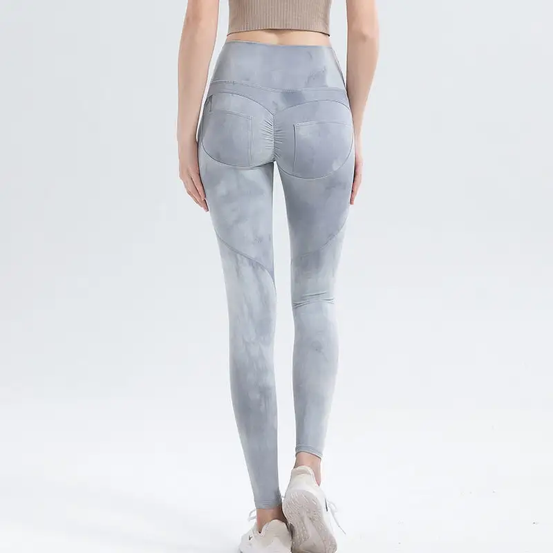 Tie Dye Fitness High Waist Quick Dry Leggings Yoga Pants