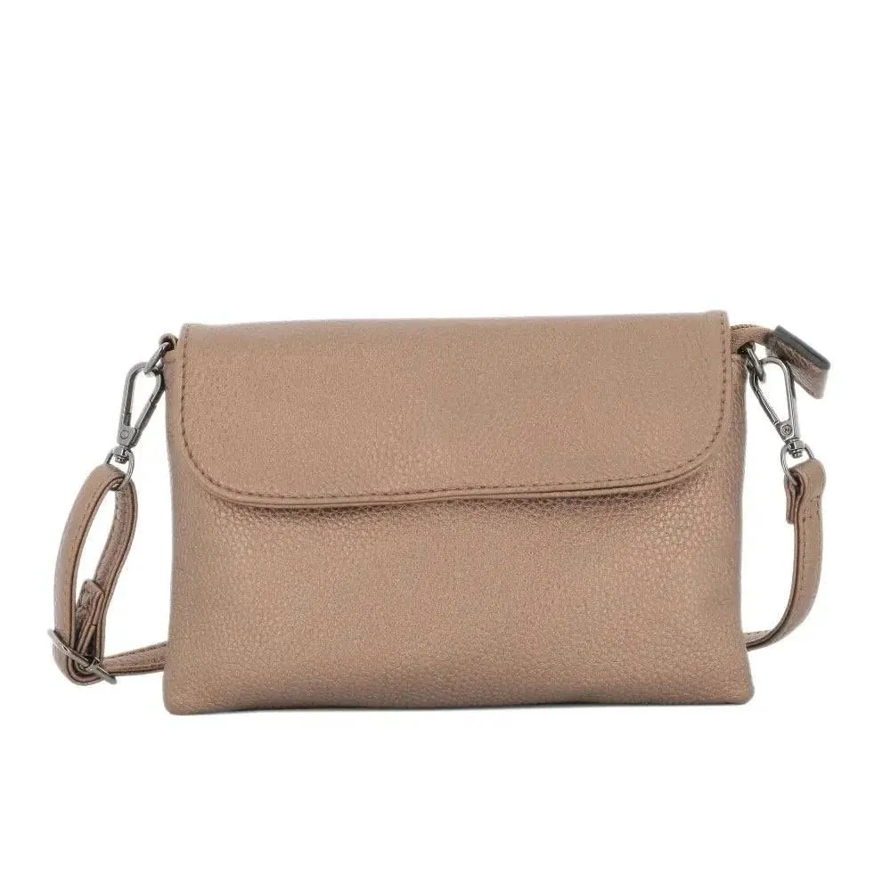 Top Handle Compact Crossbody Bag