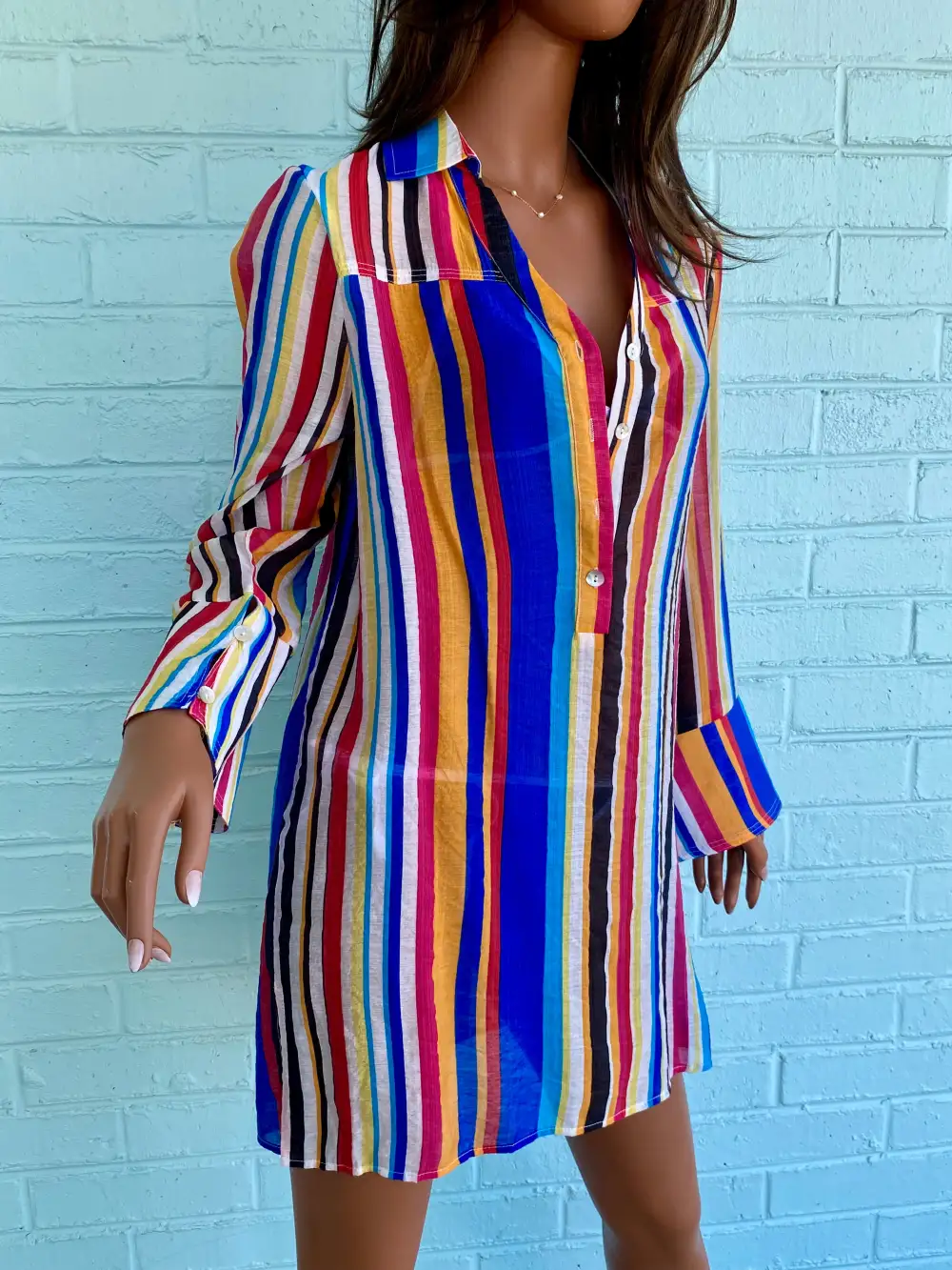 Relaxed Striped Tunic