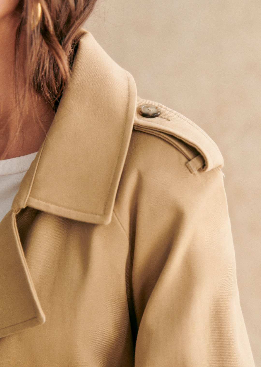 Long Belted Trench Coat