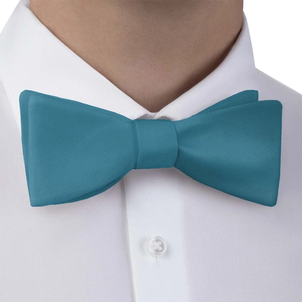 Crisp Solid Pattern Bow Tie