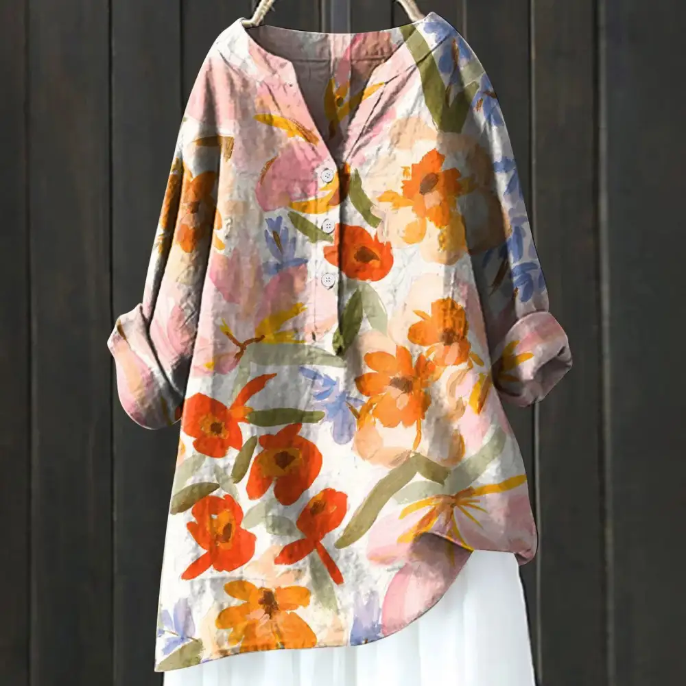 Soft Structure Floral Blouse