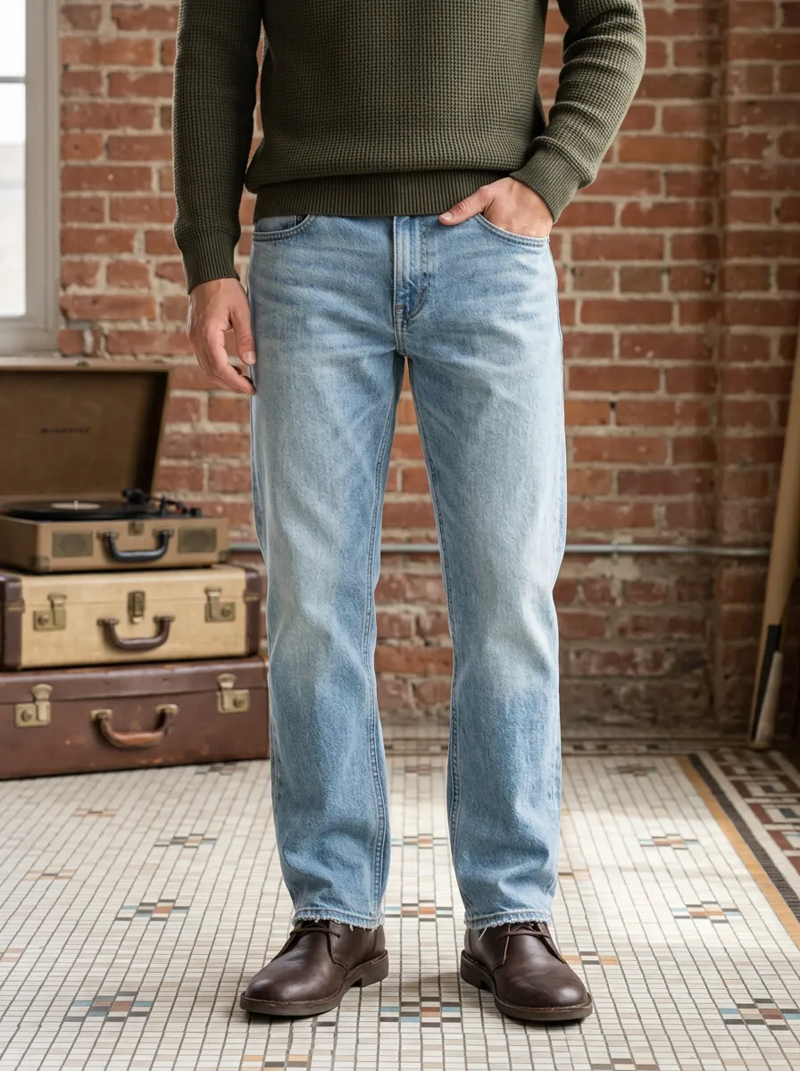 Men's Classic Jeans with Five Pocket