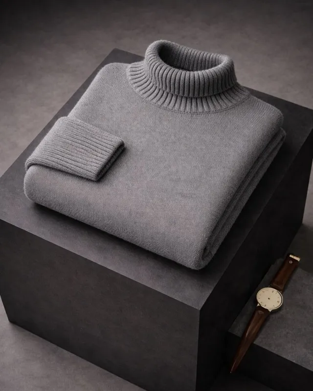 Cashmere Roll-neck Jumper