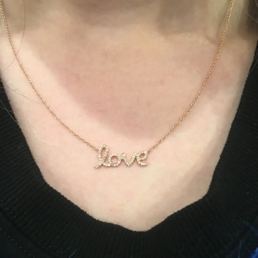 Contemporary Elegant Classic Diamond Necklace