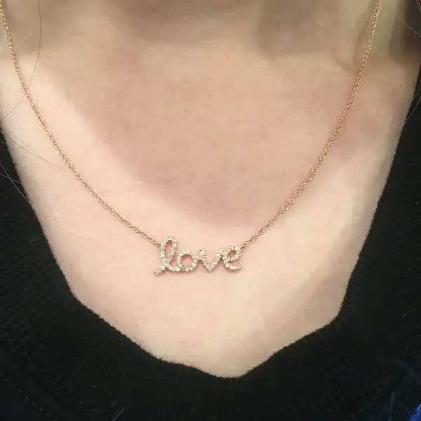Contemporary Elegant Classic Diamond Necklace