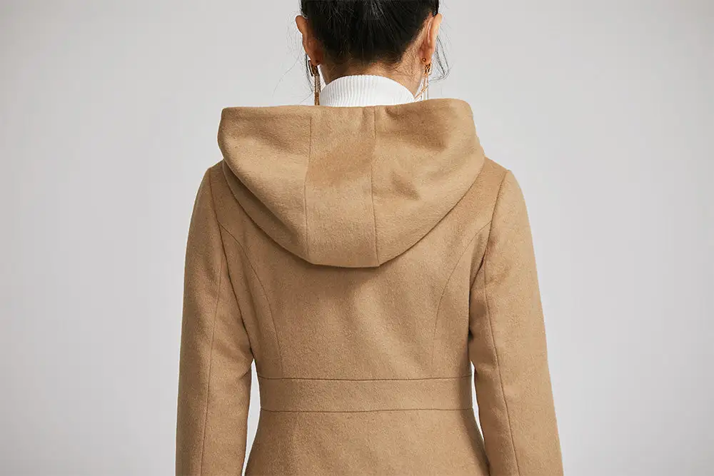 Refined Wool Tailored Single Breasted Pocketed Long Coat