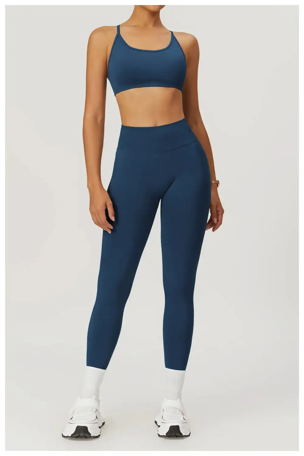 Seamless Yoga Set Gym Workout Fitness Sports Bra Leggings