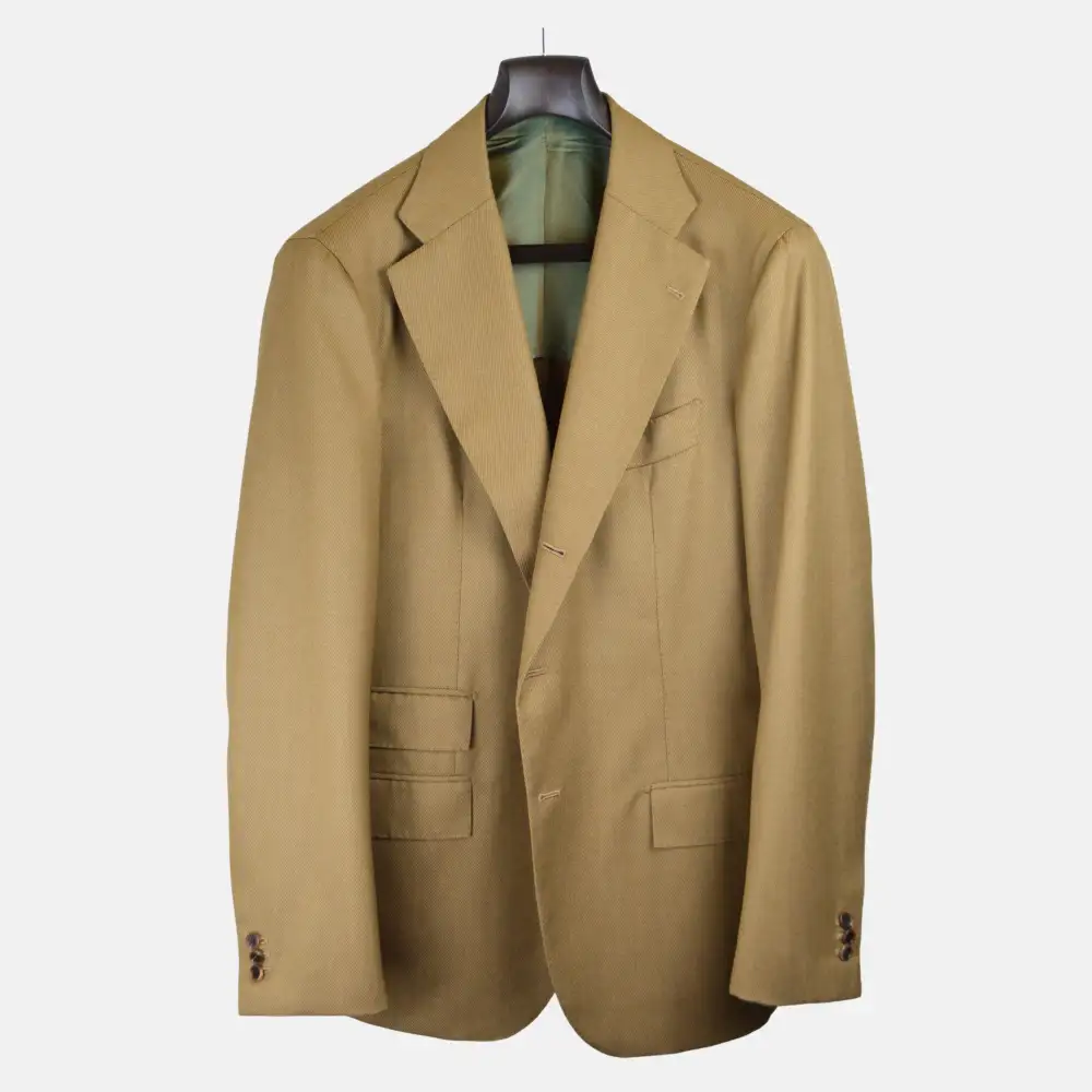 Clean Line Contemporary Wool Tailored Blazer Jacket