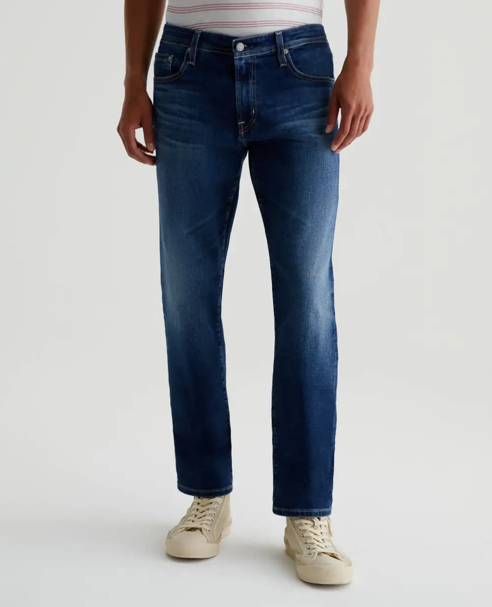 Men's Relaxed Tapered Broken In Jeans