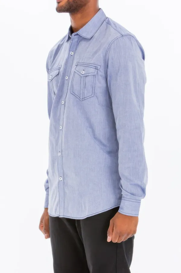 Men's Casual Long Sleeve Shirts