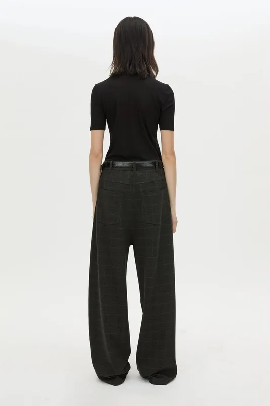 Charcoal Tailored Pants