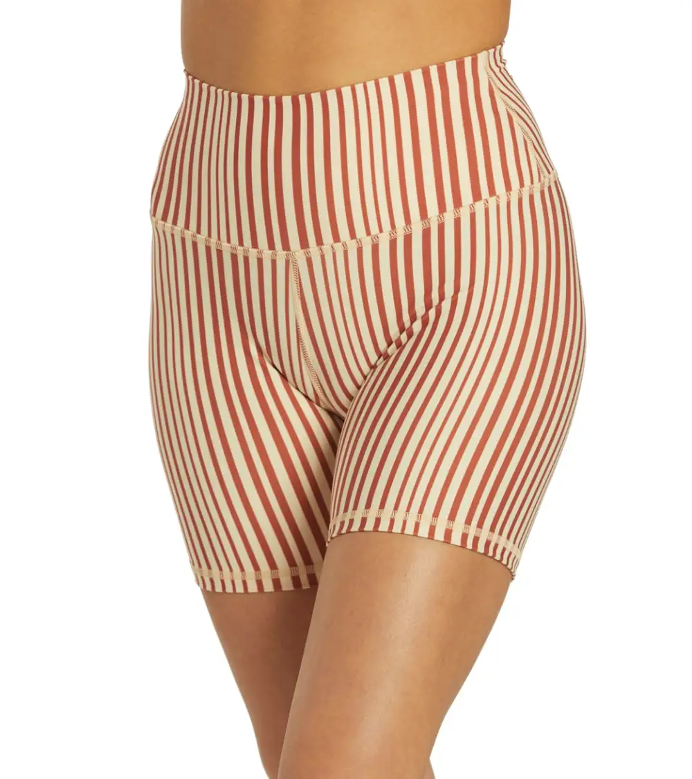 Foldover Waist Pocket Yoga Shorts