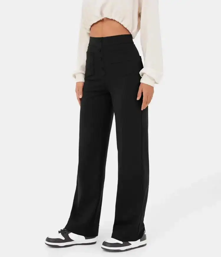 High Waist Everyday Casual Pants