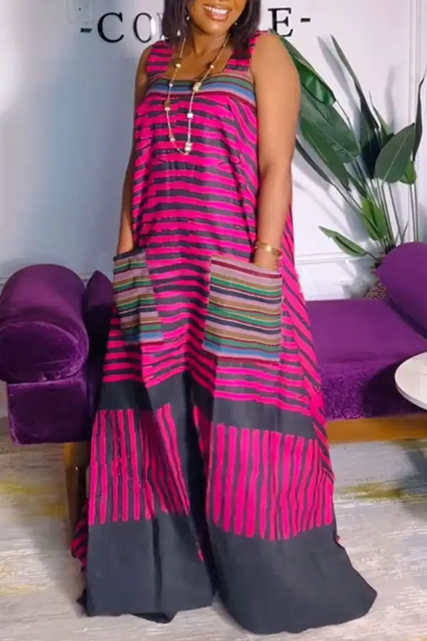 Pocket Wide-Leg Sleeveless Jumpsuit