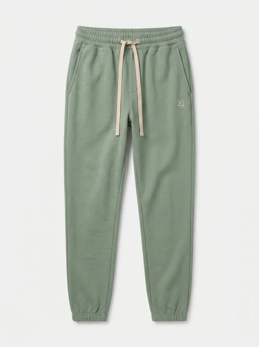 Unisex Geometric Emblem Sweatpants