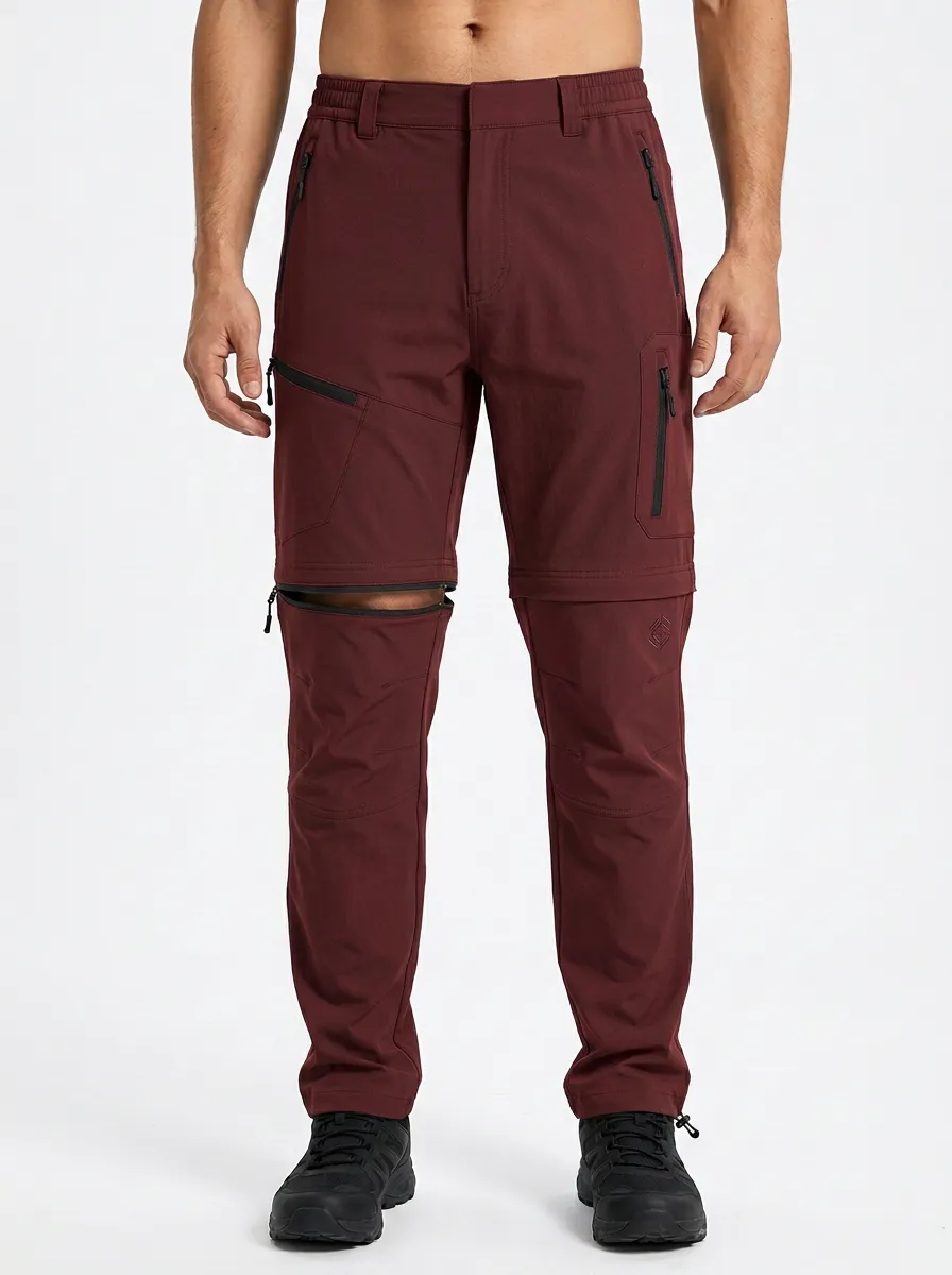 Men's Range Travel Waterproof Zip-Off Tactical Cargo Pants
