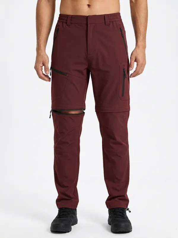 Men's Range Travel Waterproof Zip-Off Tactical Cargo Pants